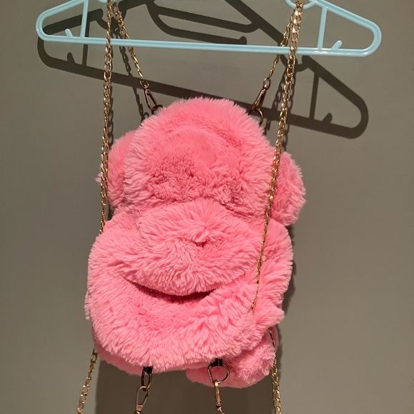 Pink Teddy Bear Bag - Picture 3 of 4